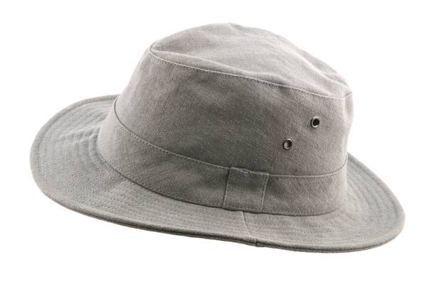 Hanfhut Dionysos – grauer Hut für alle Wetterlagen aus feinstem Hanf mit Baumwollfutter.  